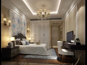 yatak odası - avrupa tarzı -9407 3D Model