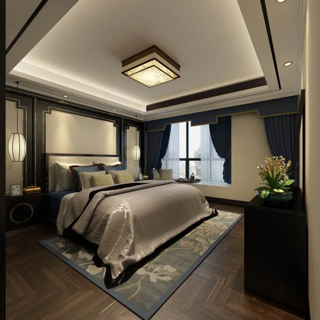 bedroom - european style -9410 3D Model .c4d .max .obj .3ds .fbx .stl .blend