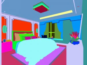 bedroom - european style -9410 3D Model