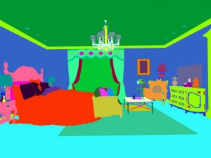 bedroom - european style-9421 3D मॉडल