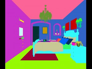 bedroom - european style -9426 Modèle 3D