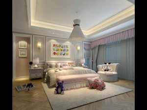 bedroom - european style-9437 3D Model