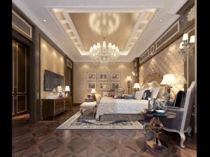 bedroom - european style -9440 3D Model