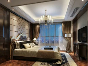 dormitorio - estilo europeo -9443 Modelo 3D