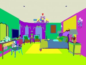 bedroom - european style -9446 3D Модель