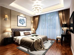 yatak odası - avrupa tarzı -9448 3D Model