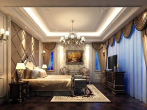 bedroom - european style -9449 3D 모델