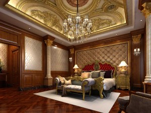 bedroom - european style -9451 3D मॉडल