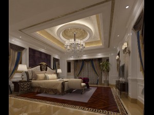 bedroom - european style -9452 3D Model