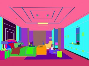 bedroom - european style -9454 Model 3D