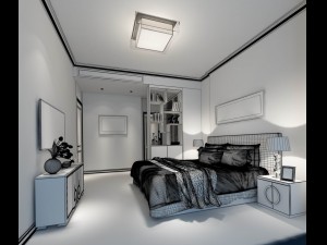 bedroom - modern style -9406 3D Model
