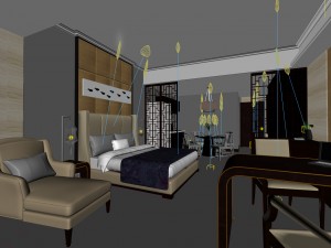 bedroom - modern style -9408 3D Model