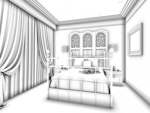 bedroom - modern style -9412 3D Model