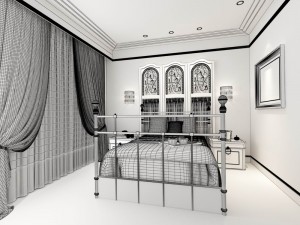 bedroom - modern style -9412 3D Model