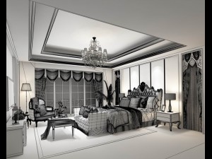 bedroom - modern style -9419 3Dモデル