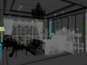 bedroom - modern style -9419 3Dモデル
