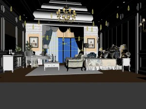 bedroom - modern style -9421 3D Model
