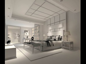 bedroom - modern style -9422 3D Модель