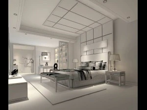 bedroom - modern style -9422 3D Model