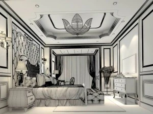 bedroom - modern style -9423 3D Model