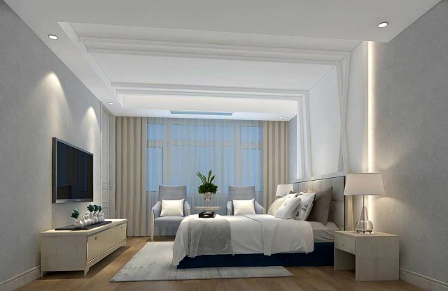 bedroom - modern style -9429 3D Model .c4d .max .obj .3ds .fbx .stl .blend 