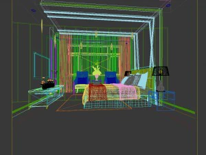 bedroom - modern style -9429 3D Model