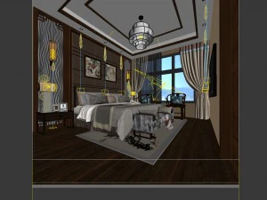 bedroom - contemporary - 9434 3D Model