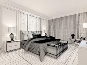 bedroom - modern style -9442 3D Model