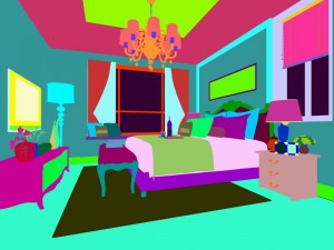 bedroom - modern style -9447 3D 模型