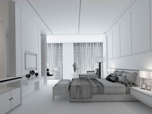 bedroom - modern style -9452 3D Model