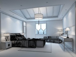 bedroom - modern style -9453 3D Model