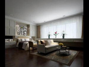 침실 - 모던 스타일 -9454 3D 모델