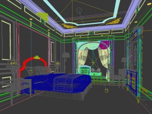 bedroom - modern style -9455 3Dモデル