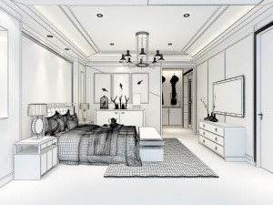 bedroom - modern style -9457 Model 3D