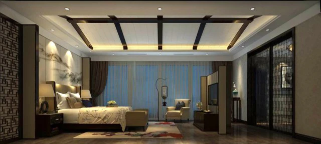 bedroom - chinese style -9401 3D Model .c4d .max .obj .3ds .fbx .stl .blend 