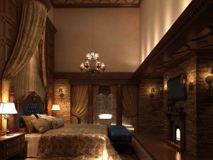 bedroom - chinese style -9404 Model 3D