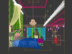bedroom - chinese style -9404 3D 모델