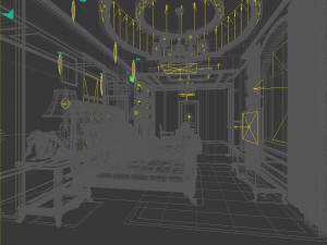 bedroom - chinese style -9407 3D Model