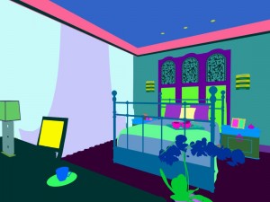 bedroom - chinese style -9413 3D Модель