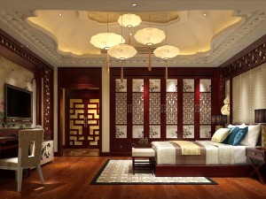 bedroom - chinese style -9414 3D Model