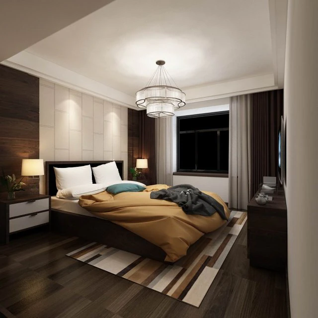 bedroom - chinese style -9417 3D Model .c4d .max .obj .3ds .fbx .stl .blend 