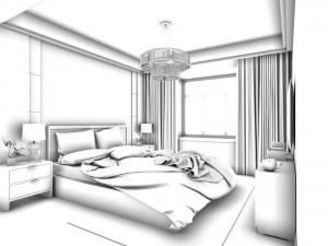 bedroom - chinese style -9417 3D Модель