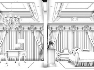 bedroom - chinese style -9420 3D Модель
