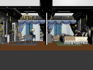 bedroom - chinese style -9420 3D Модель