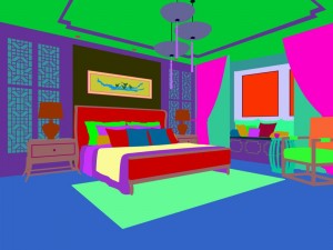 bedroom - chinese style -9421 3D Model
