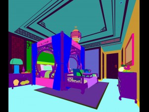 bedroom - chinese style -9423 Modèle 3D