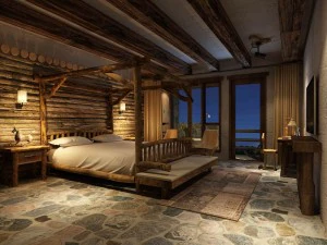 bedroom - chinese style-9425 3D Model