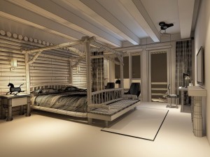 bedroom - chinese style-9425 3D 모델