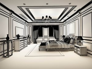 bedroom - chinese style -9426 3Dモデル
