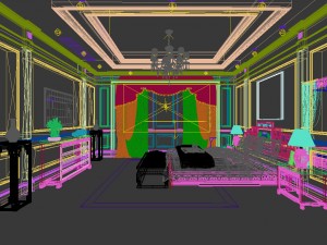 bedroom - chinese style -9426 3Dモデル